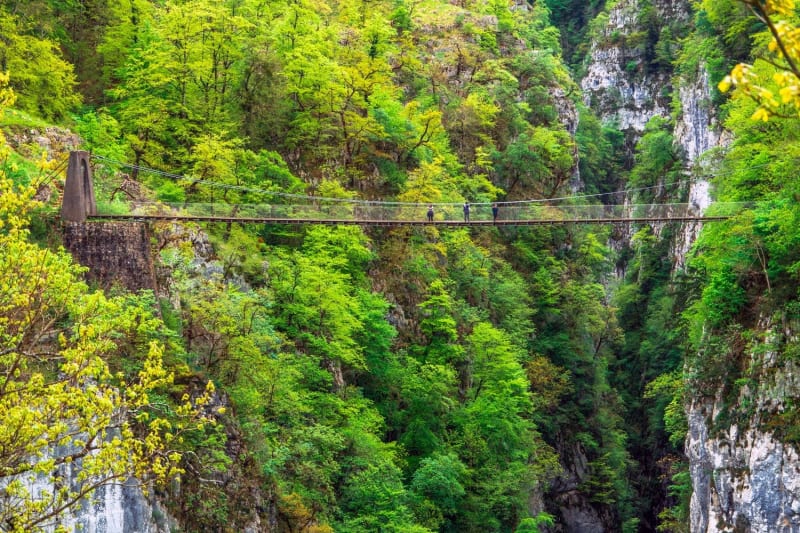 Sur le GR 10 de Logibar à Sainte-Engrâce par la passerelle d'Holzarte - Larrau