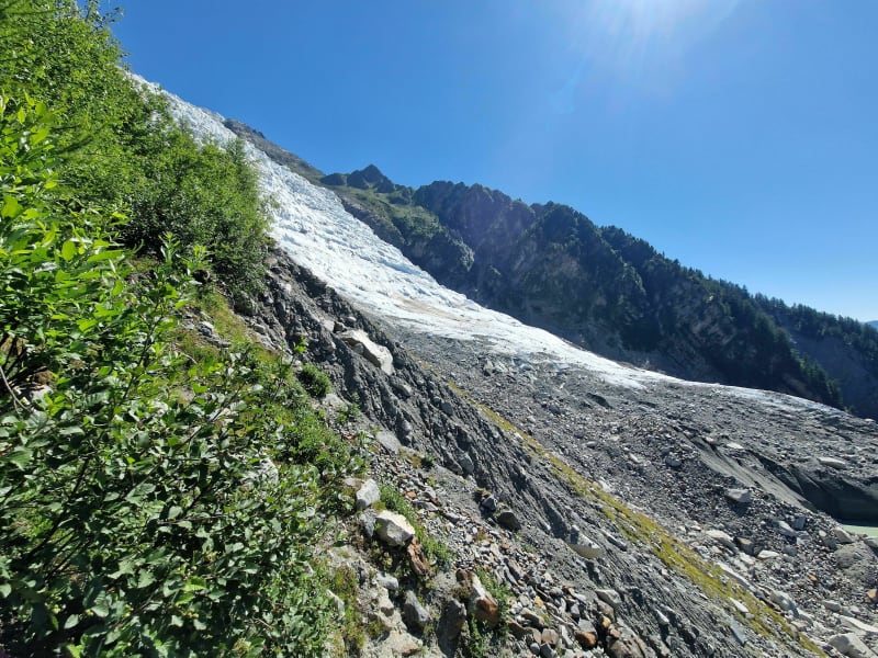 Balade en dessous du Glacier des Bossons - Chamonix-Mont-Blanc