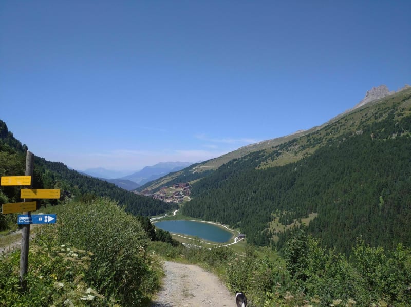 Rondleiding door het Tueda-meer via de Bear Trail - Les Allues