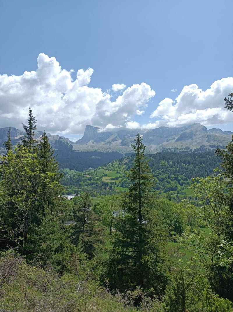 Jolie balade face à Super Dévoluy arrivée Gorges du Rif - Le Dévoluy