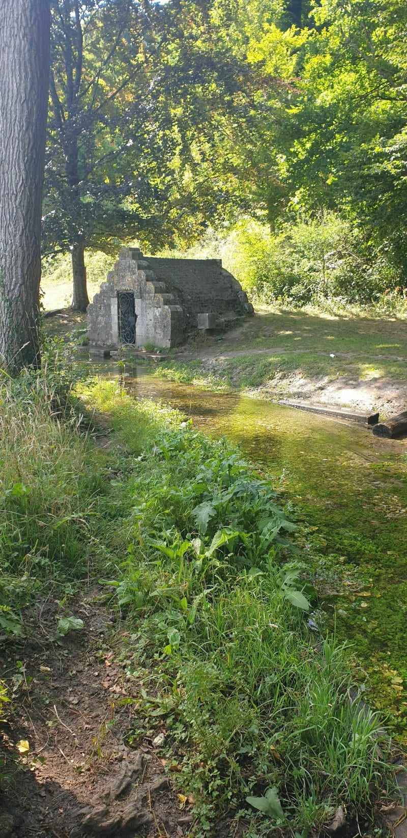 La fontaine sainte Catherine et l abbaye de Mortemer - Lyons la Forêt