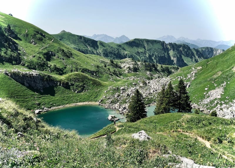Les lacs de Neuteu et Darbon au départ de Bise - La Chapelle-d'Abondance