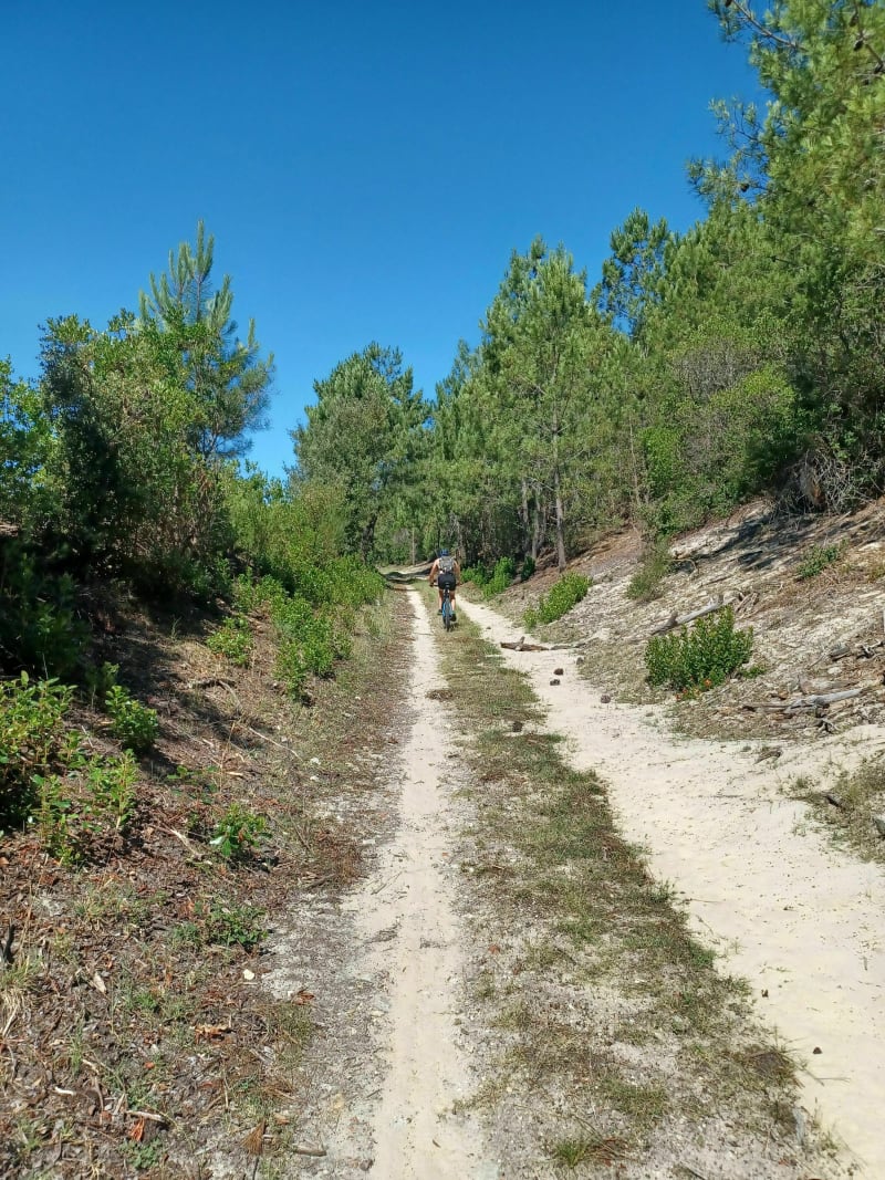 Pédaler jusqu'à la plage Gracieuse - Hourtin