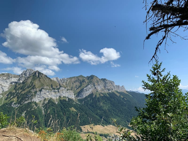 Du Col de la Forclaz à la Pointe de la Rochette par le décollage Parapente - Talloires-Montmin