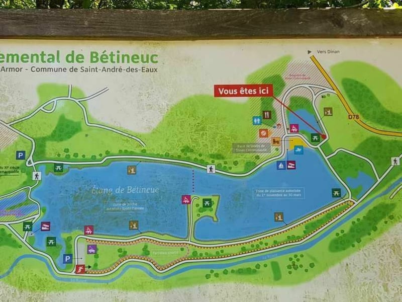 Rondleiding door de vijver van Bétineuc - Saint-André-des-Eaux