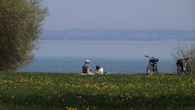 Vélo du matin au bord du Léman - Douvaine
