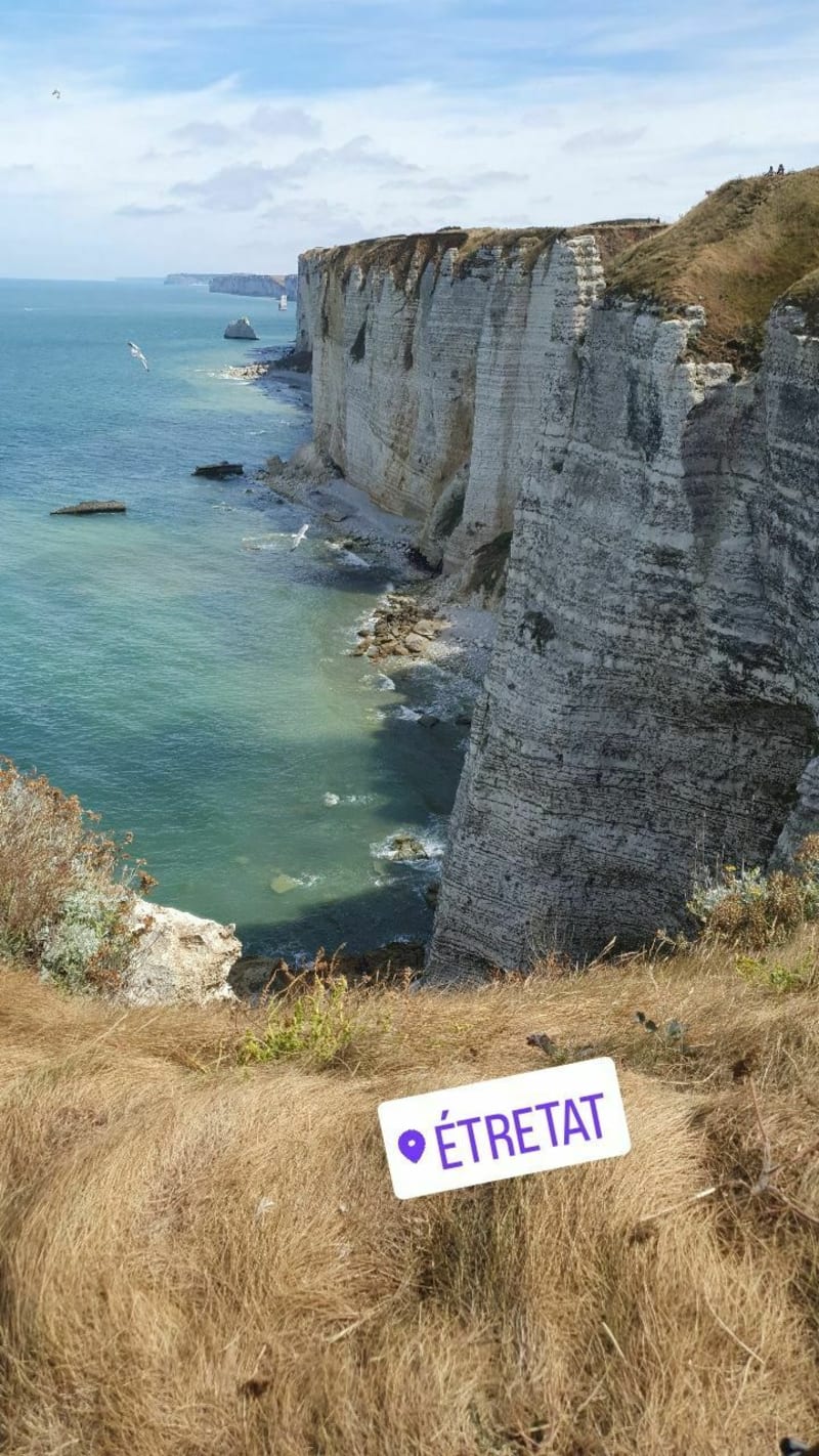 Le long des falaises d'Etretat - Etretat