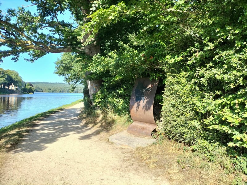 Autour de l'étang de l'abbaye à Paimpont - Paimpont