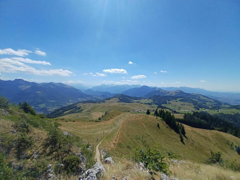 Pointe de Miribel et vue 360 sur la Haute Savoie - Villard
