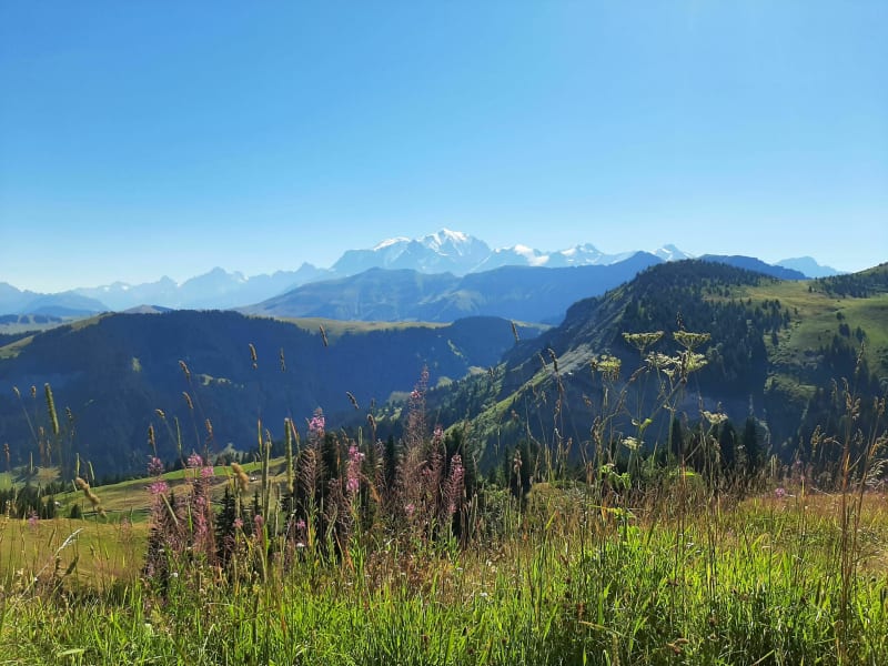 Boucle vers le col du Very depuis le Leutaz - Megève