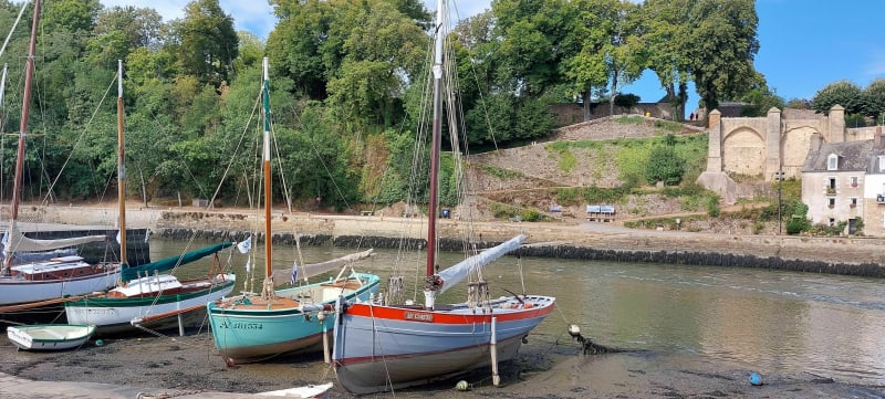 Le port de St Goustan à  Auray - Auray