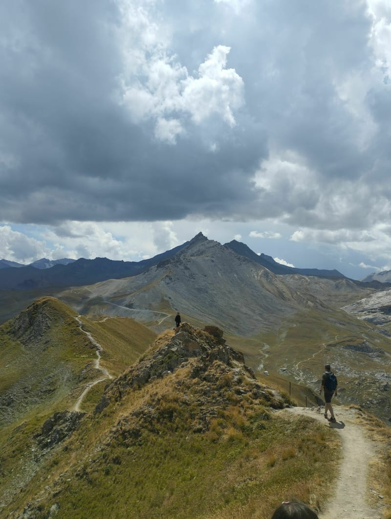 En passant par la Pointe de la Fresse, par les crêtes - Tignes