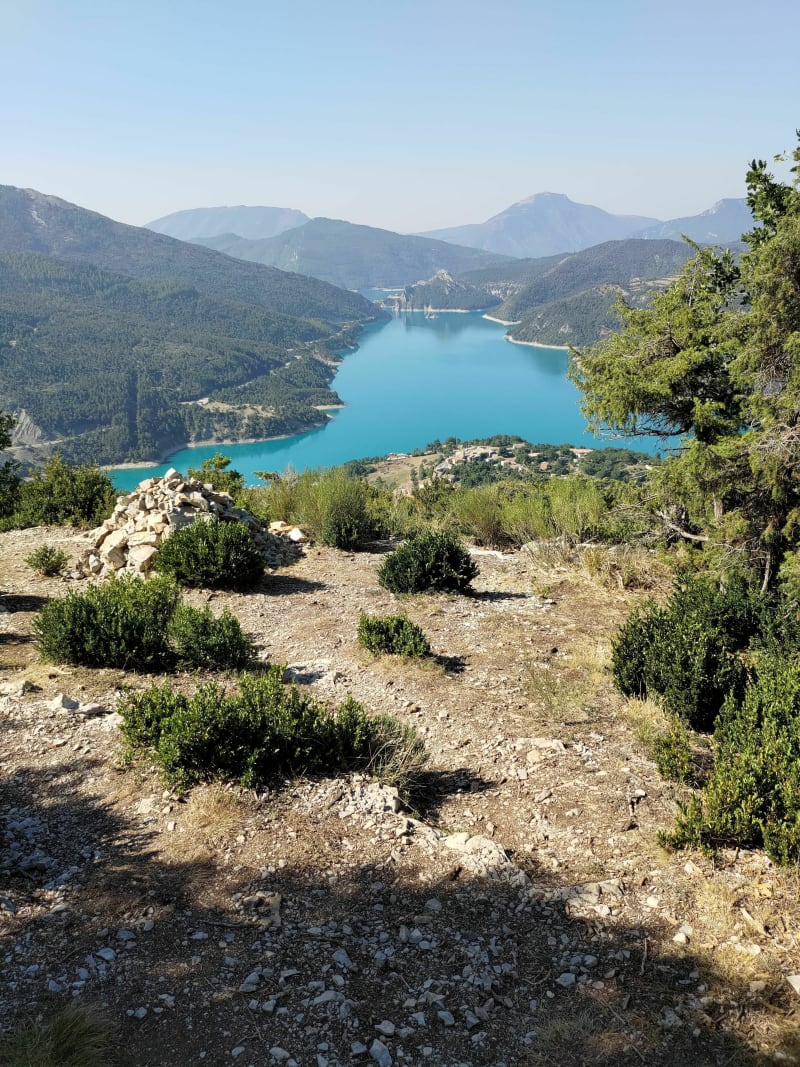 Barre du Pidanoux ( 1236 m) au dessus de St Julien du Verdon - Saint Julien du Verdon