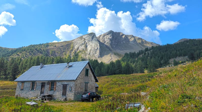 Le Seignus et la Maison Forestière de Valdemars, à VTT - Allos