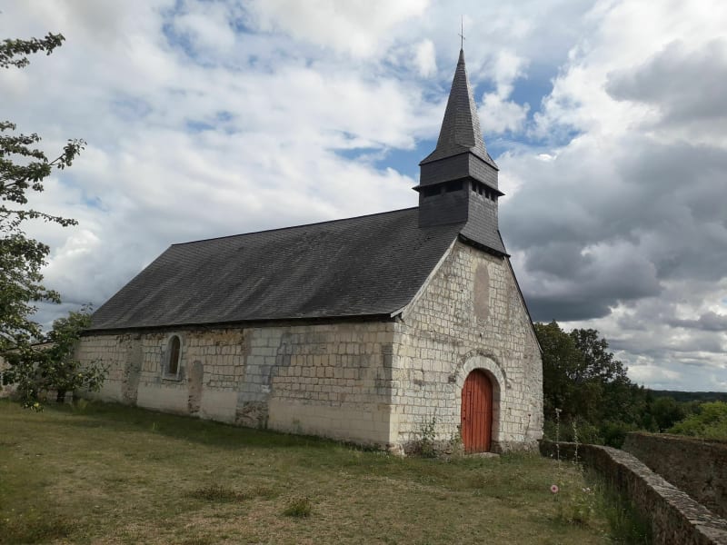 Bord du Loir et hauteur à La Roche Foulques - Briollay