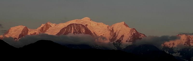 Mayères : jolie rando en balcon sur le Mont-Blanc - Sallanches