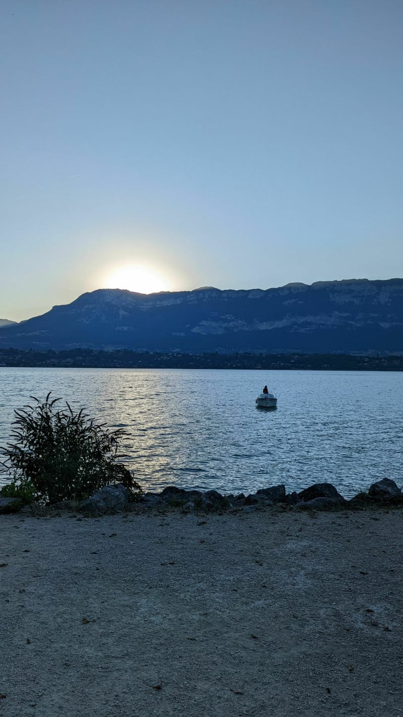 Tour du lac du Bourget par la montée du Chat - Viviers-du-Lac