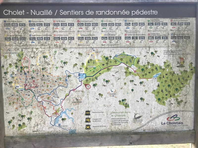 Tour de l'étang des Noues - Cholet