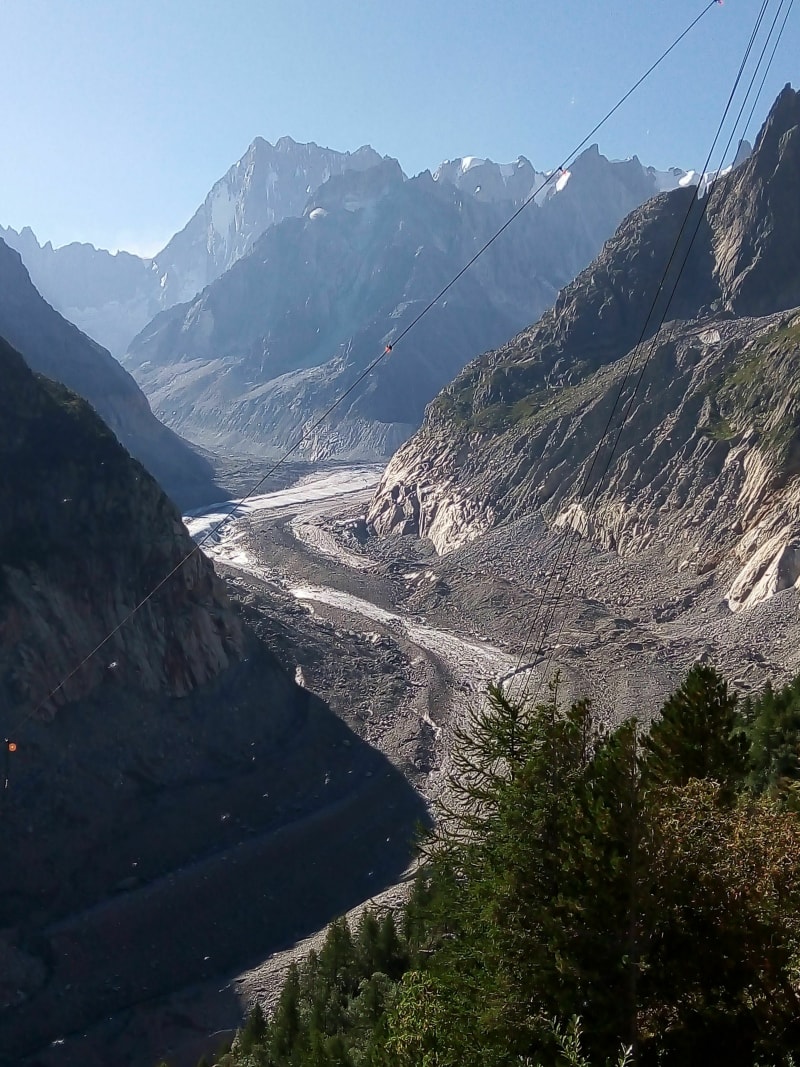 Randonnée suspendue du Montenvers au Plan de l' Aiguille - Chamonix-Mont-Blanc