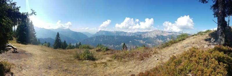 Grand tour du plateau de Beauregard par la Croix de Colomban - La Clusaz
