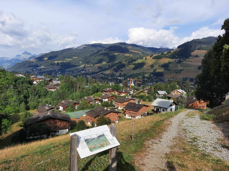 L'Alpette depuis le parking du Jaillet - Megève