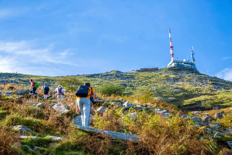 Ascension à la Rhune par les carrières depuis Ascain - Ascain