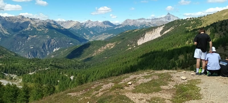 Col Fromage en revenant par sommet Bûcher - Château-Ville-Vieille