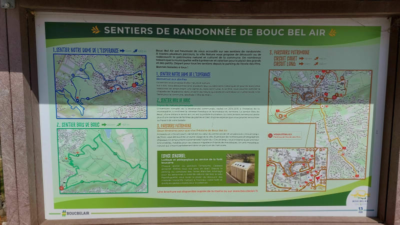 Rando AIL tranquillement le matin - Bouc-Bel-Air