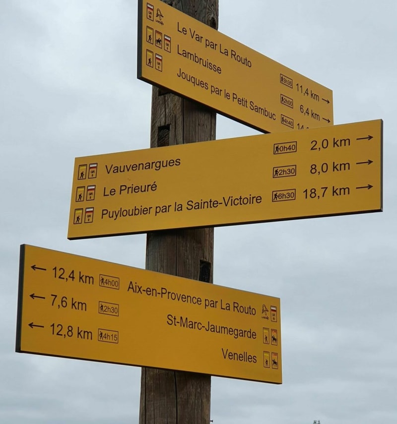 La boucle du chef : Logissons Vauvenargues Sanbuc Venelles - Venelles