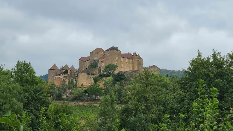 En vélo entre Roche la Vineuse et Buxy - Berzé-le-Châtel