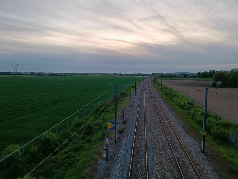 Début de soirée à Hazebrouck à vélo - Hazebrouck