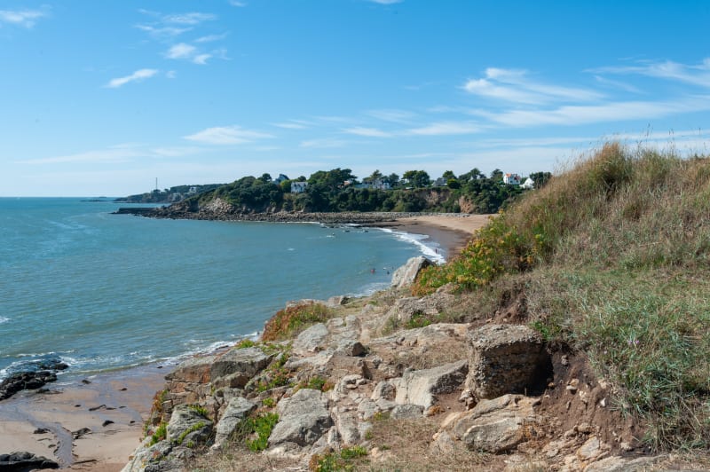 Sentier côtier et plage de la Courance à Saint-Nazaire - Saint-Nazaire