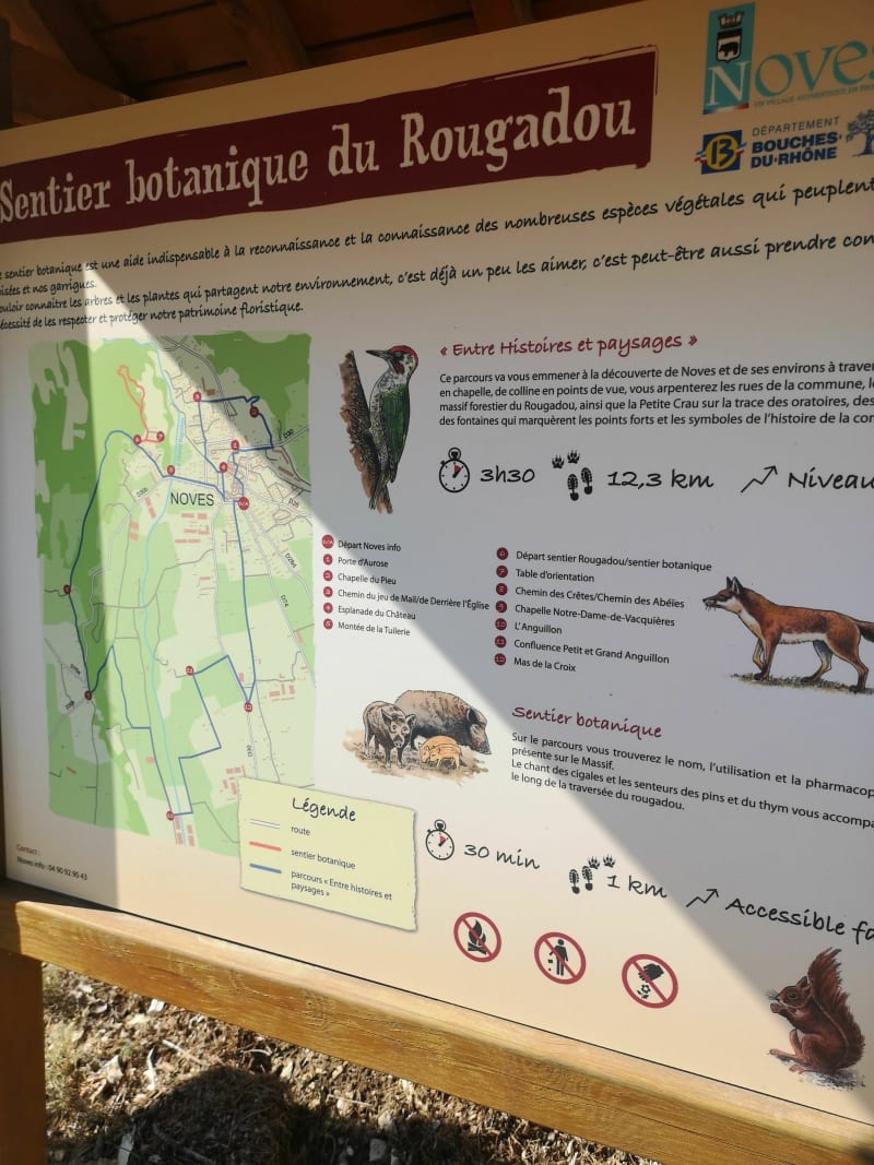 Sentier botanique et vigie de noves - Noves