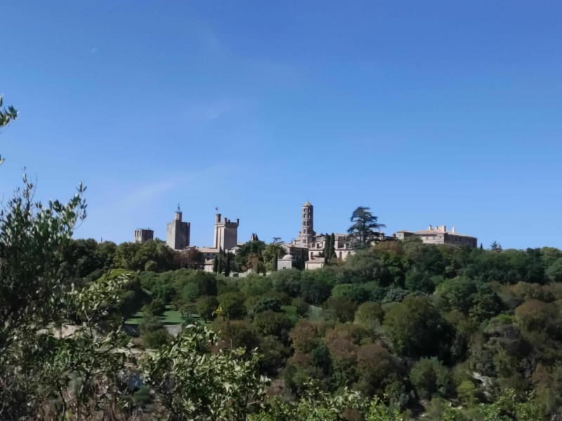 Vallée de l'Eure à Uzès et sa tour de Pise du Gard - Uzès