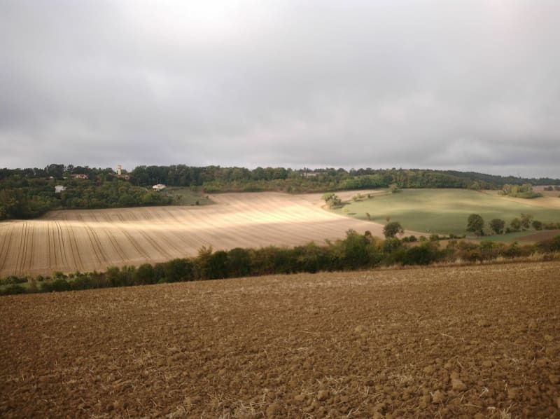 En traversant un bout de la voie romaine - Puylaurens