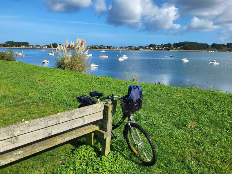 Vélo route des abers Plouvien Lannilis port de l'Aber Warc'h - Plouvien
