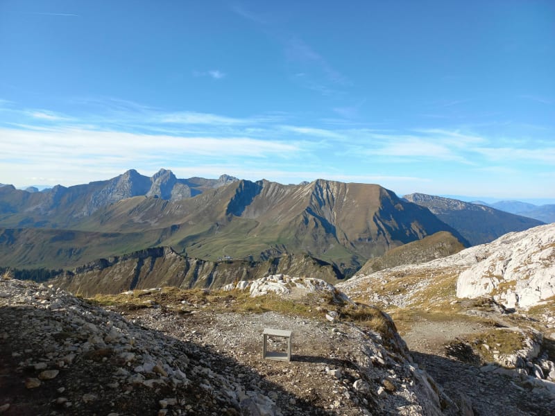 Refuge de Gramusset depuis le col des Annes - Le Grand-Bornand