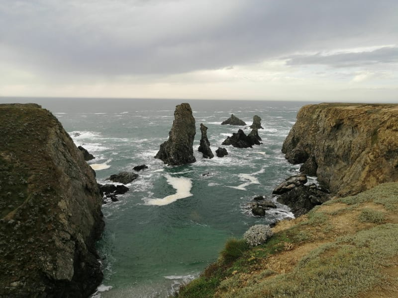 Des Aiguilles de Port-Coton à la plage du Donnant - Sauzon