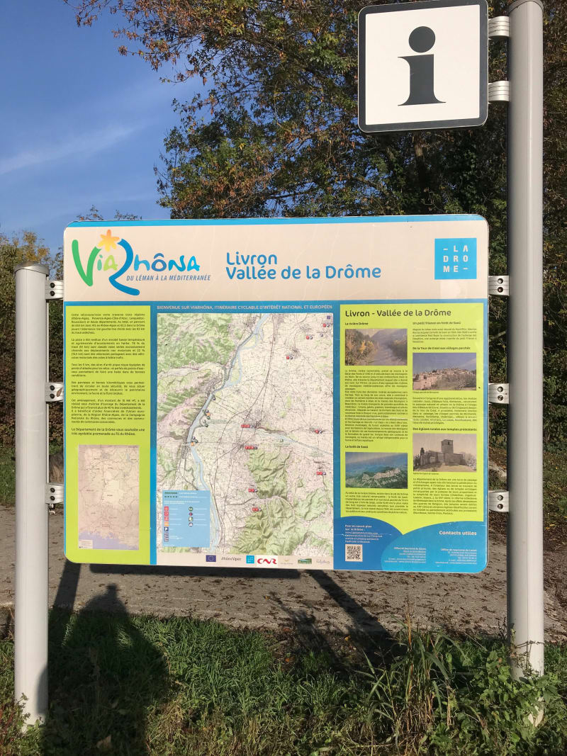 Via Rhôna section Livron (26) - Livron-sur-Drôme