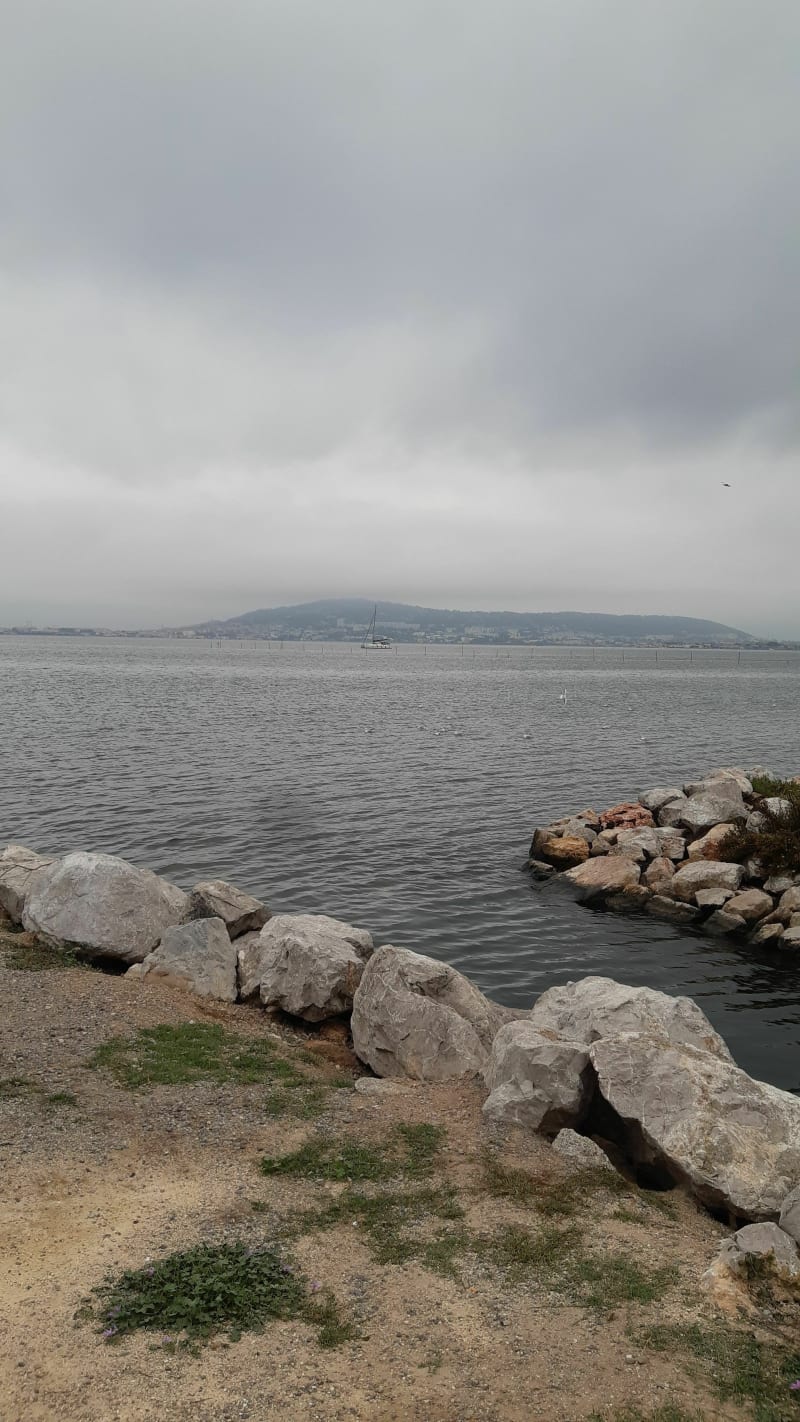 Balaruc, promenade du bord de l'Étang de Thau - Balaruc-les-Bains