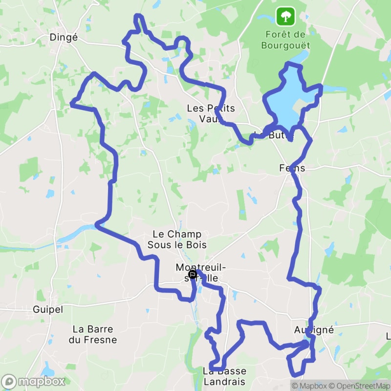 Balade VTT autour de Montreuil sur île - Montreuil-sur-Ille