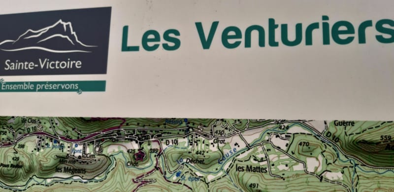 Découverte d'un nouveau sentier. - Vauvenargues