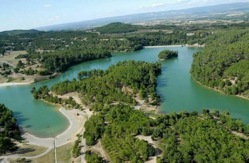 Lac de la Cavayère au départ de Trèbes en vélo - Trèbes