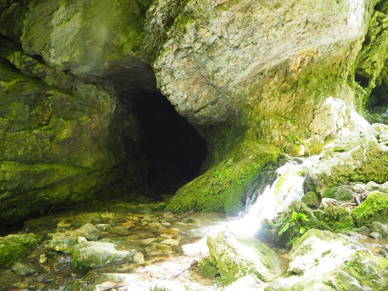 En passant par la Grotte du  Loup - Miribel-les-Échelles