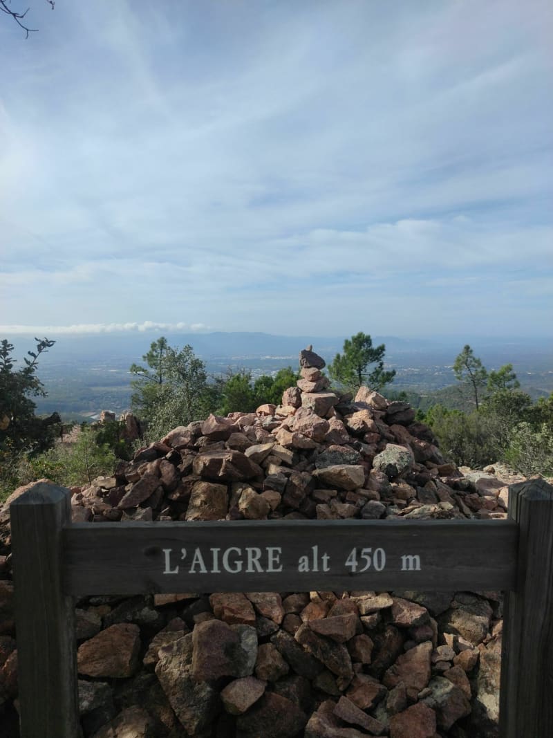Rando du Mont Aigre de Testanier - Fréjus