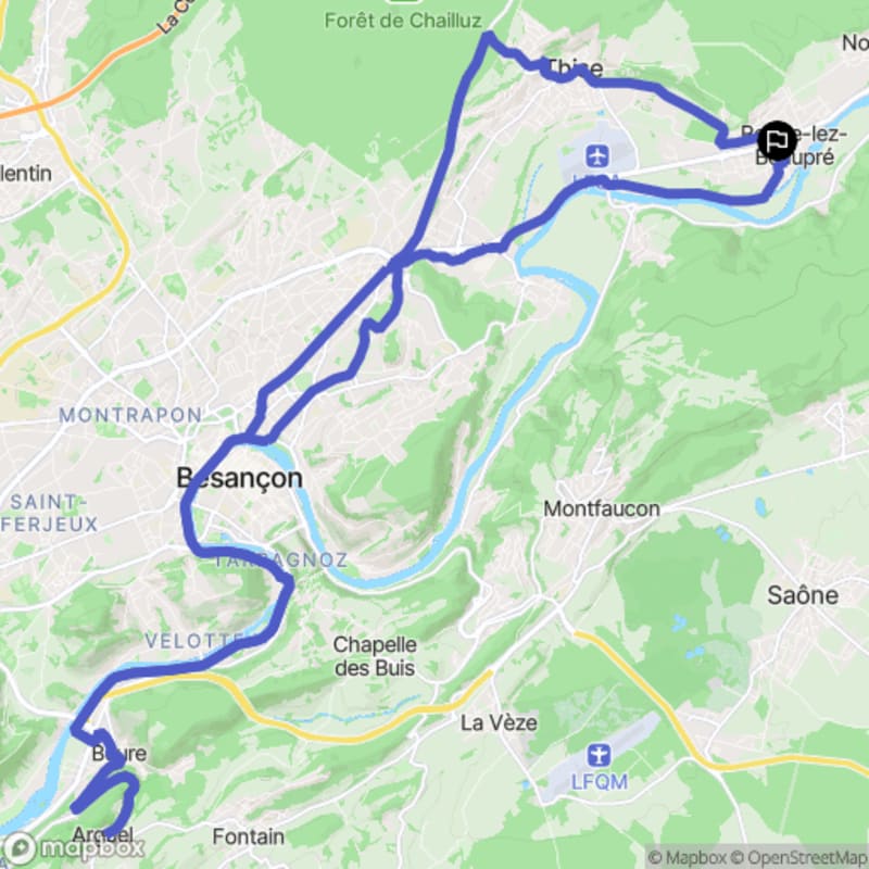 Au fil de l'eau le long du Doubs - Roche-lez-Beaupré