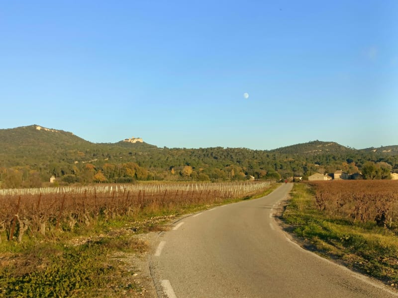 VTT au pied du château de Gicon - Bagnols-sur-Cèze