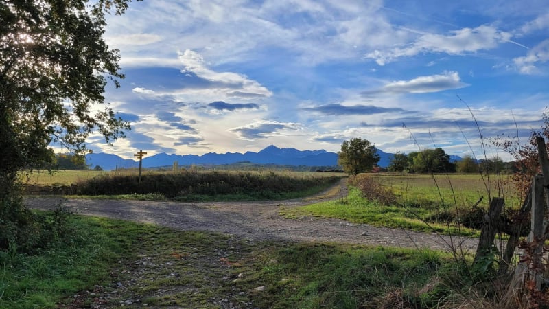 Marche nordique autour de Saint-Martin et Odos - Horgues