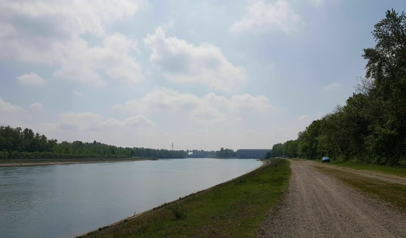 Entre canal d'Huningue et Rhin - Rosenau