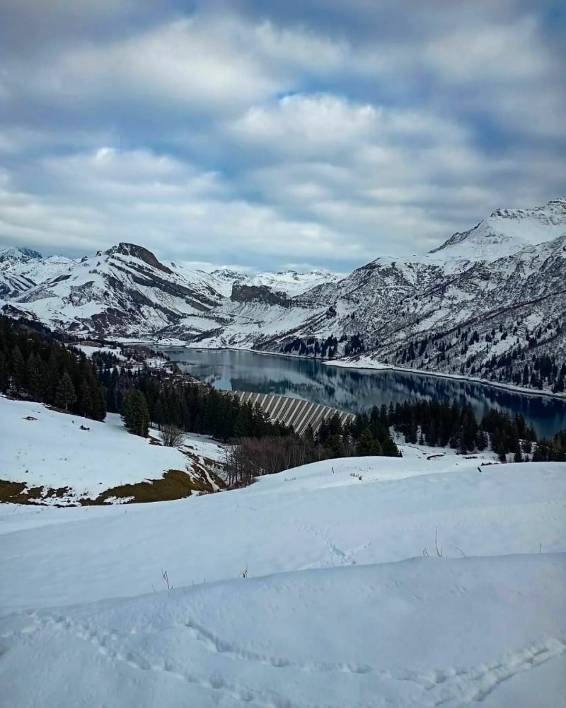 Barrage de Roselend dans le Beaufortain - Beaufort